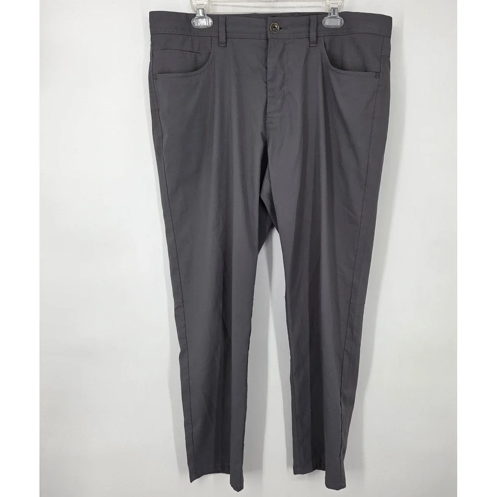 Tommy Bahama Men's 36x30 Gray Performance Pants 5-Pocket Stretch Golf Beach